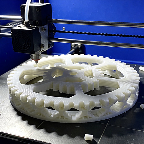 3D Print plastdel gjutning
