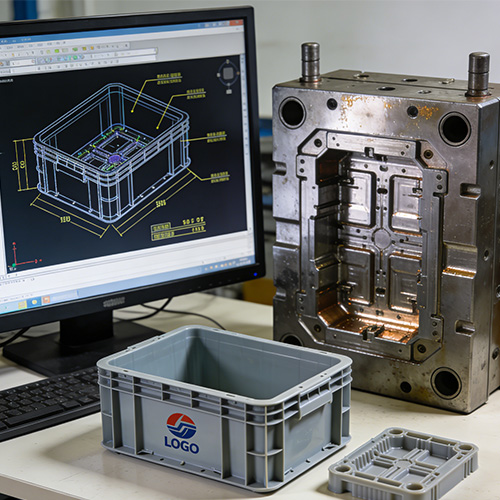 Kina anpassad formsprutning för plastlåda