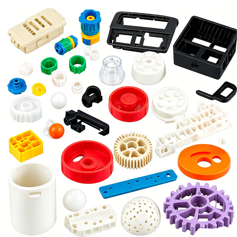 Plast ABS PP PC PA6 delar gjutning