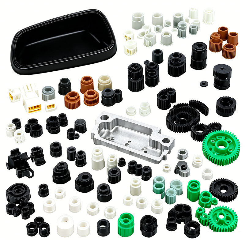 Plast reservdel box gjutning