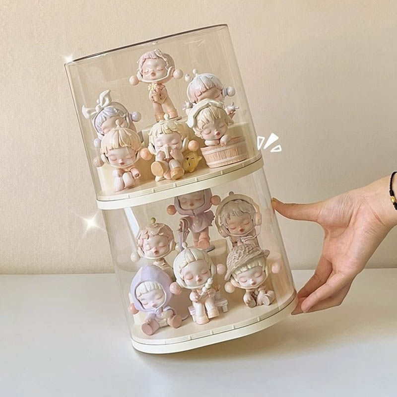 Transparent plastskåpskåp